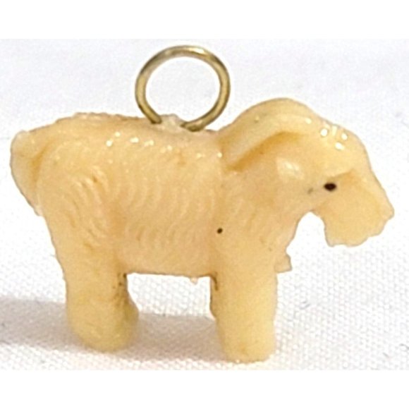 5 celluloid plastic animal toy CHARMS prizes lion giraffe penguin parrot goat - Picture 5 of 12